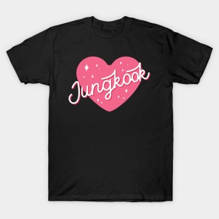 BTS Jungkook typography T-Shirt